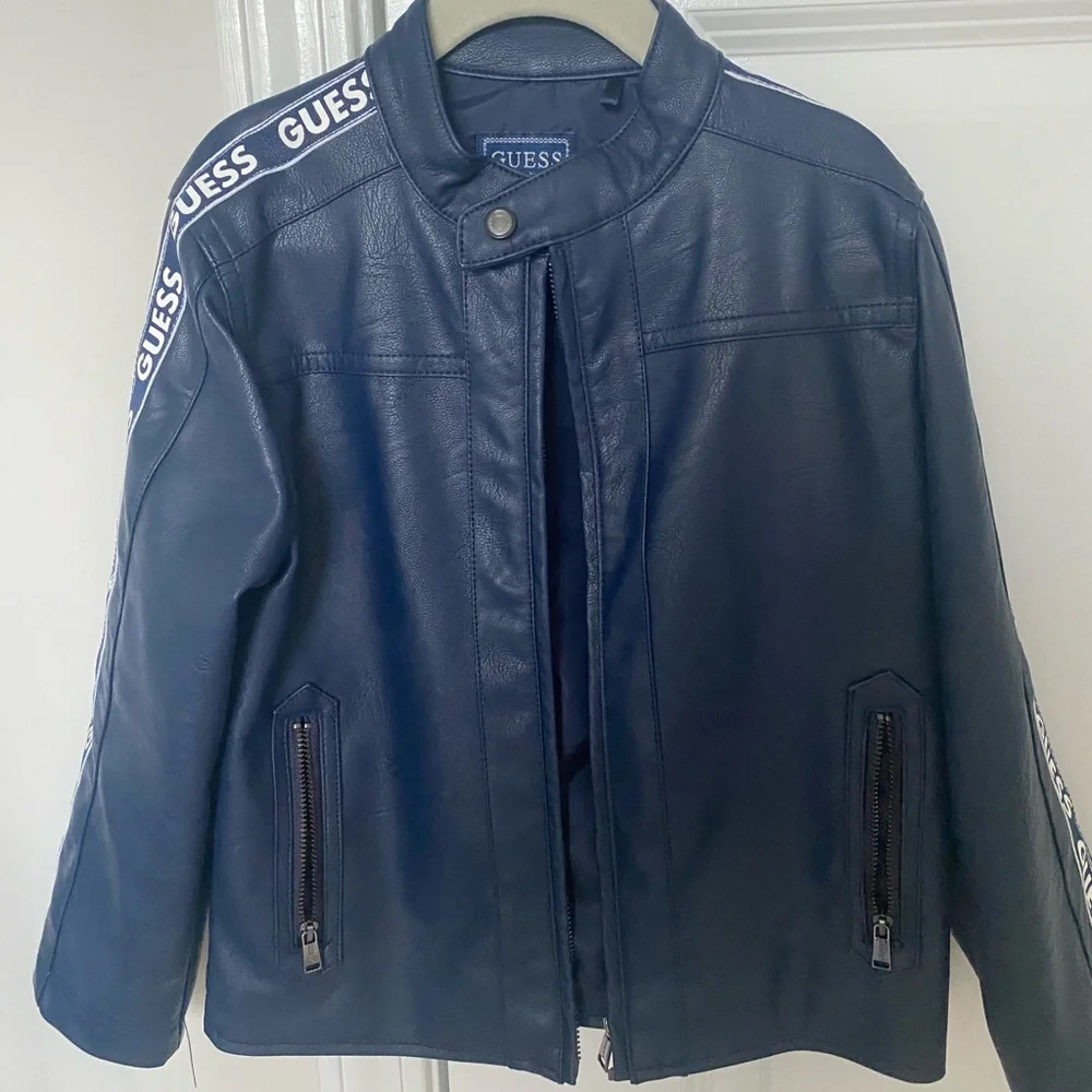 Guess boy leather jacket